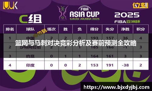 篮网与马刺对决竞彩分析及赛前预测全攻略